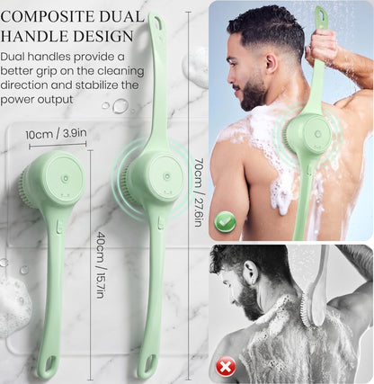 PureScrub™ 5-in-1 Electric Bath Brush — HARD-TO-REACH DIRT IS STILL DIRT | DC04L