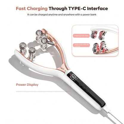 Wireless Facial Massager – Portable Rechargeable Skin Lifting & Puffiness Reducer | DC03L